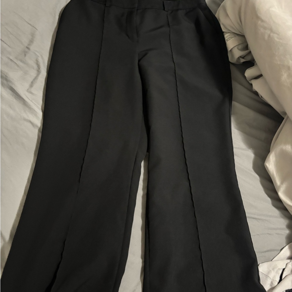 Urban Expressions Black Wide-Leg Trousers